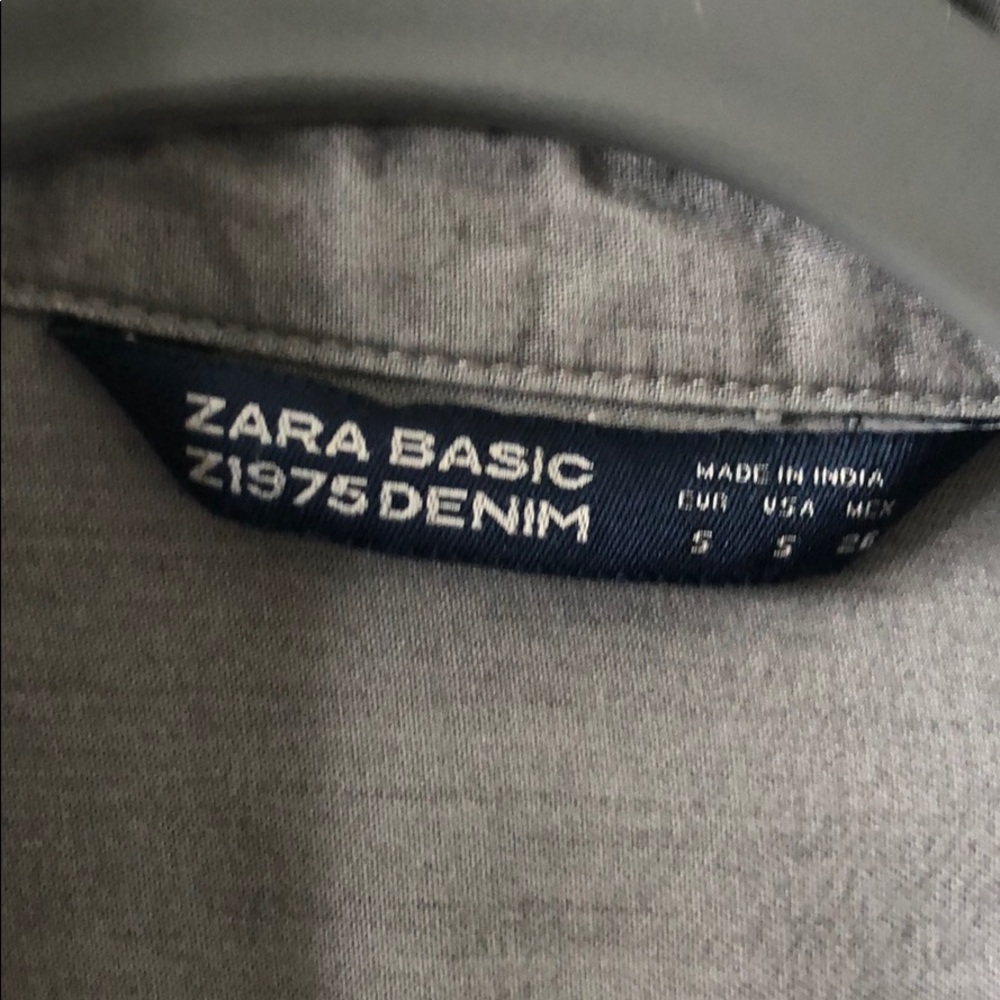 ZARA gray button down - Picture 2 of 5